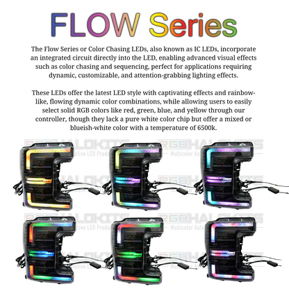 Ford Super Duty: Multicolor Flow Series Headlights Gen 2 (2017-2019) - image 8