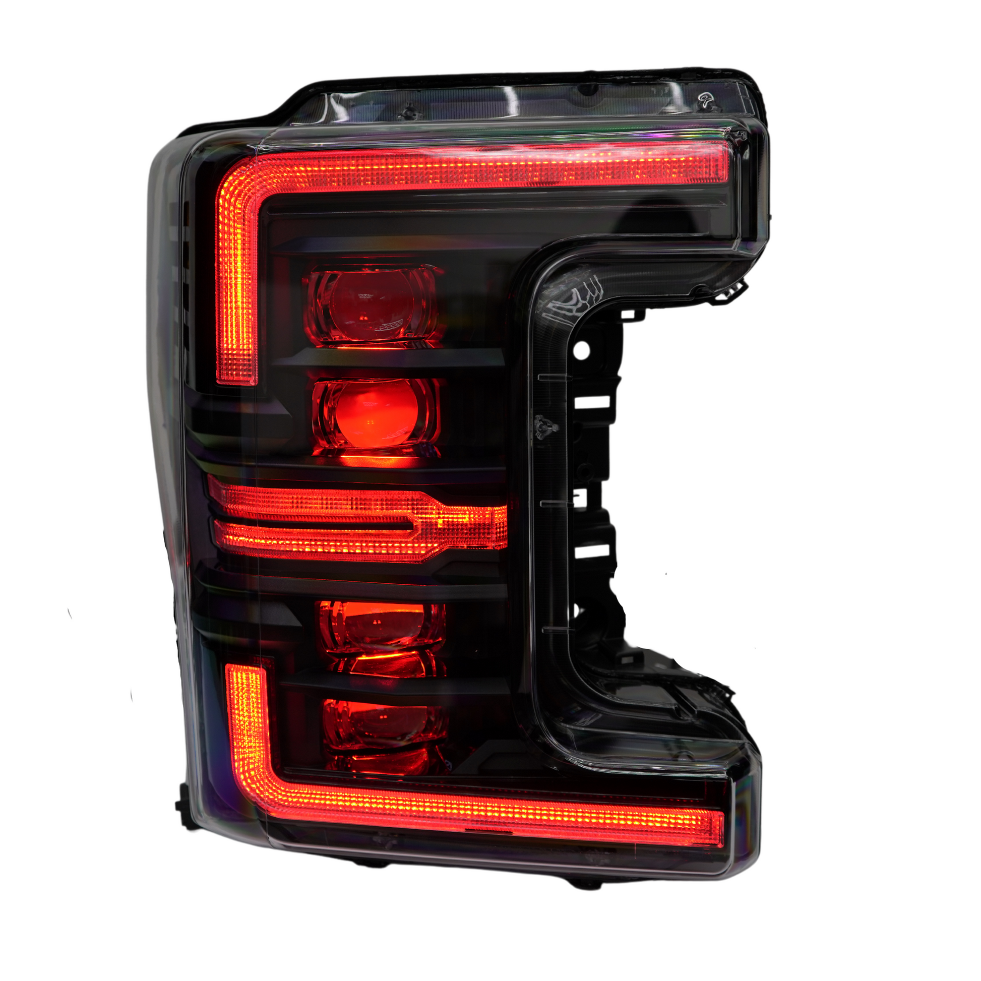 Ford Super Duty: Multicolor Flow Series Headlights Gen 2 (2017-2019)