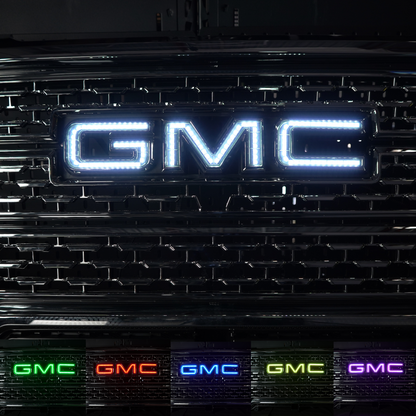 GMC LED Emblem: Multicolor (1999-2026)