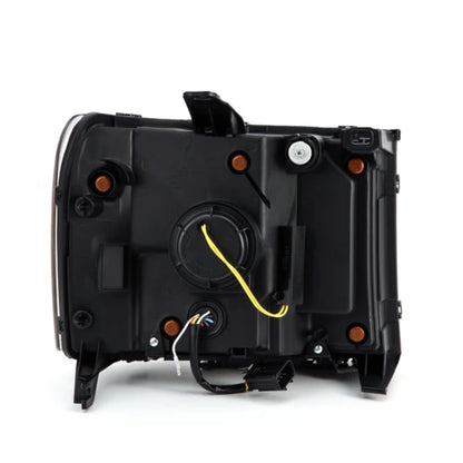 GMC Sierra: Multicolor Flow Series Jet Black Headlights (2007-2013) - image 7