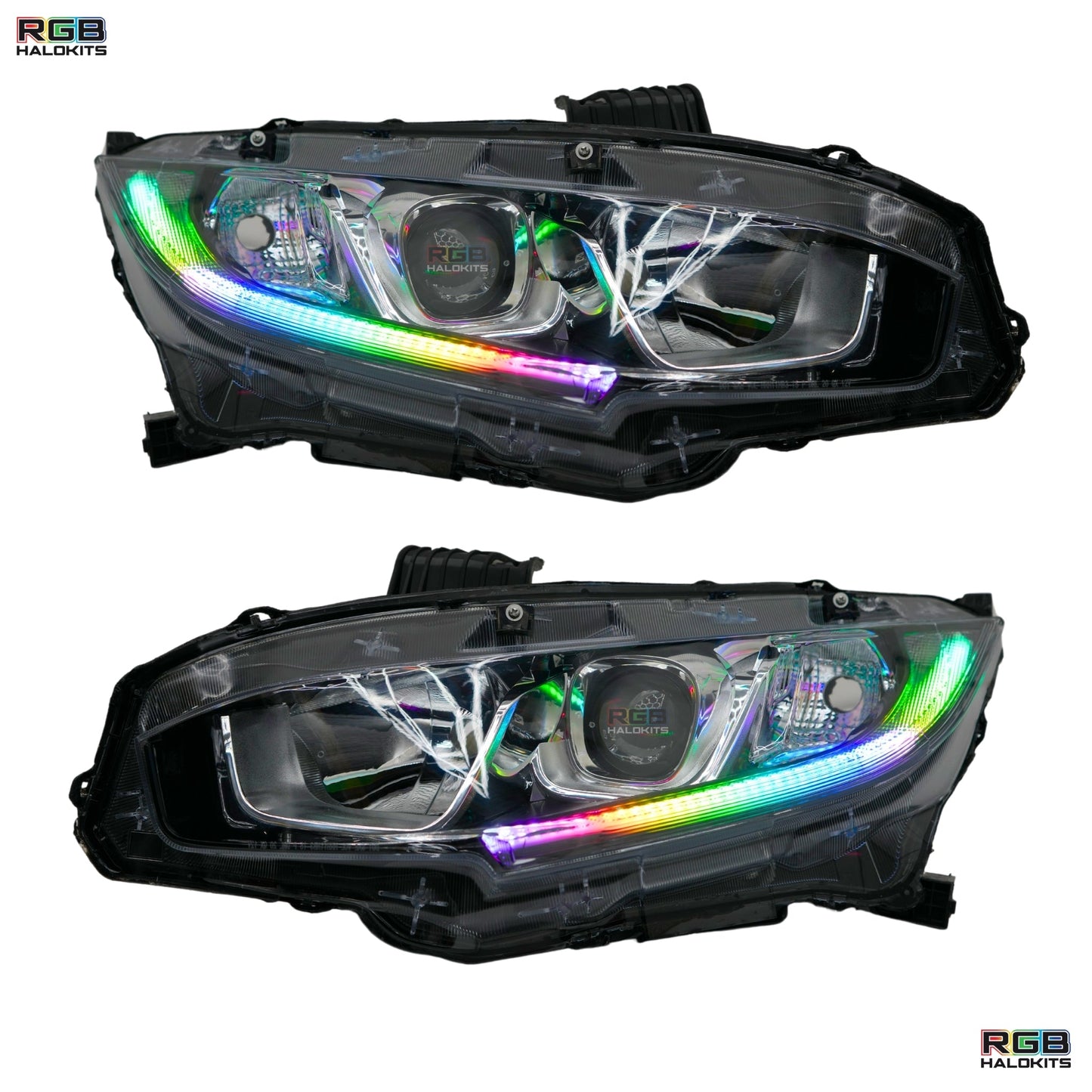 Honda Civic Multicolor Flow Series DRL Boards (2016-2021) - image 3