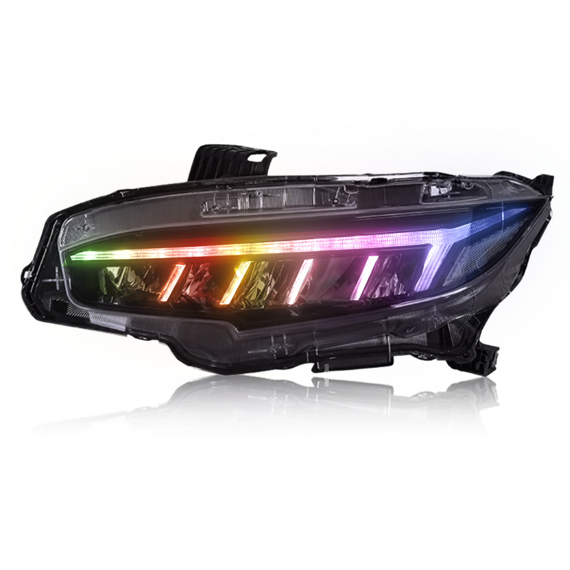 Honda Civic: Multicolor Flow Series Headlights (2016-2021) - image 10