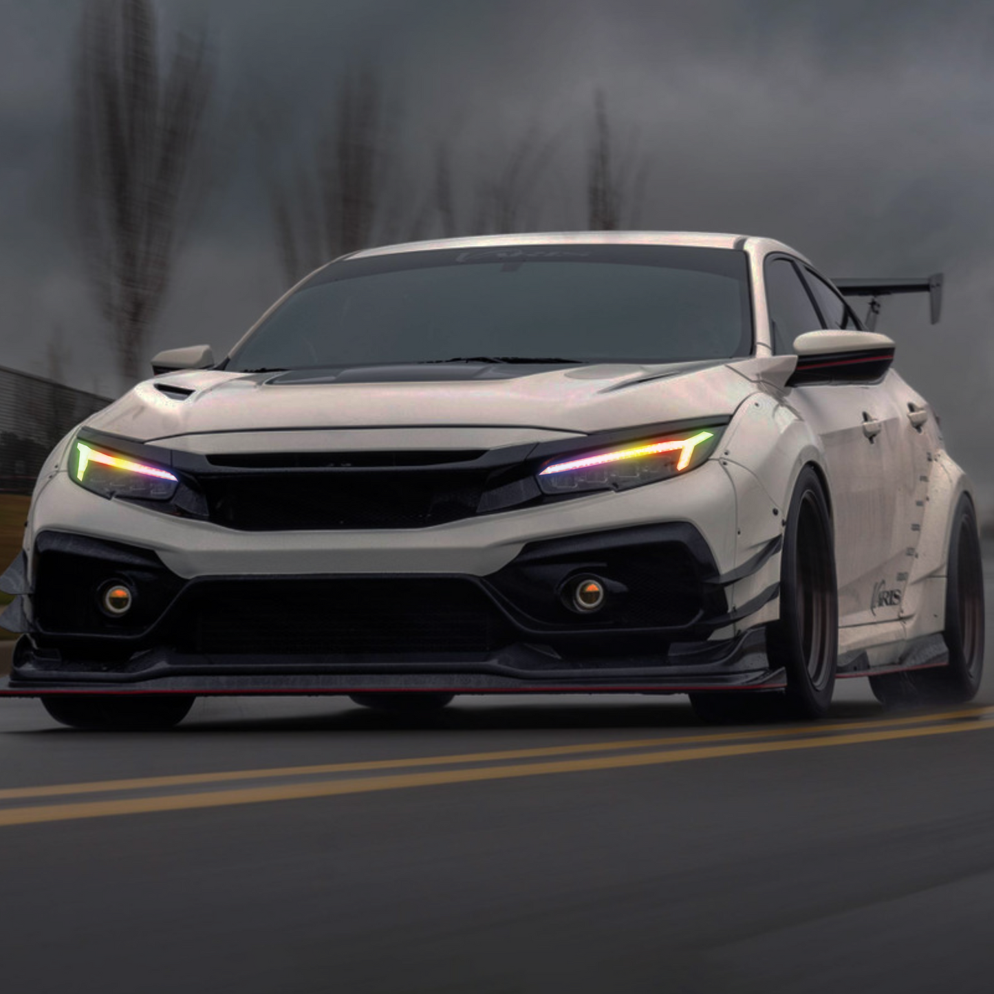 Honda Civic: Multicolor Flow Series LED Headlights (2016-2021) - image 11