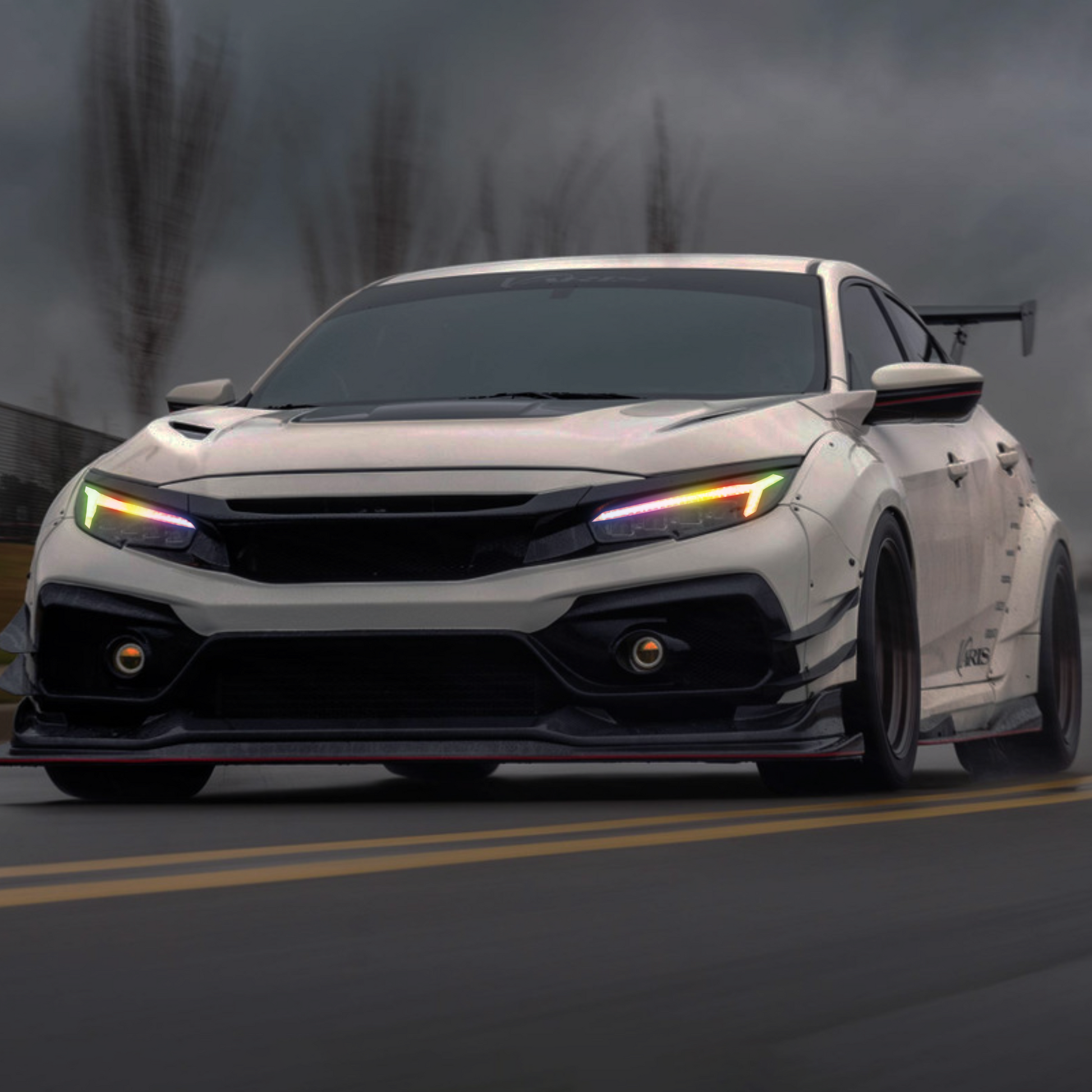 Honda Civic: Multicolor Flow Series LED Headlights (2016-2021) - image 11