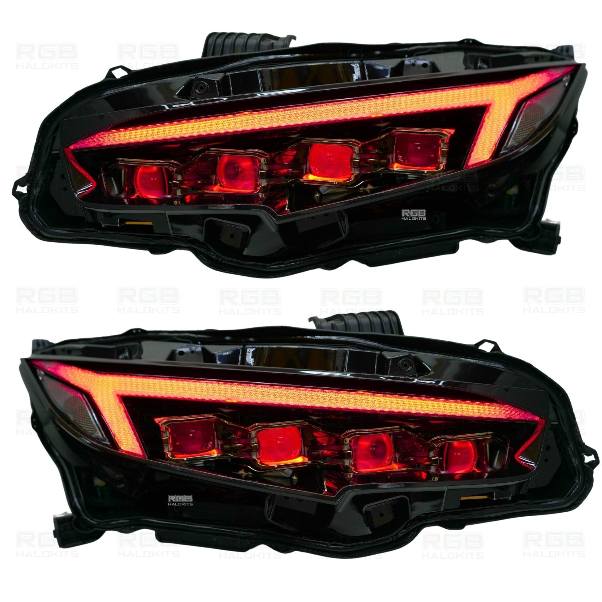 Honda Civic: Multicolor Flow Series LED Headlights (2016-2021) - image 2