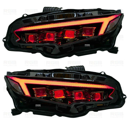 Honda Civic: Multicolor Flow Series LED Headlights (2016-2021) - image 2