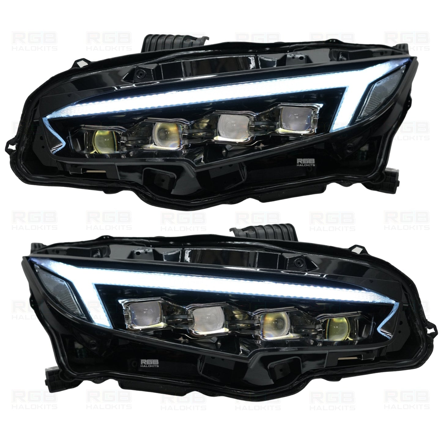 Honda Civic: Multicolor Flow Series LED Headlights (2016-2021) - image 5