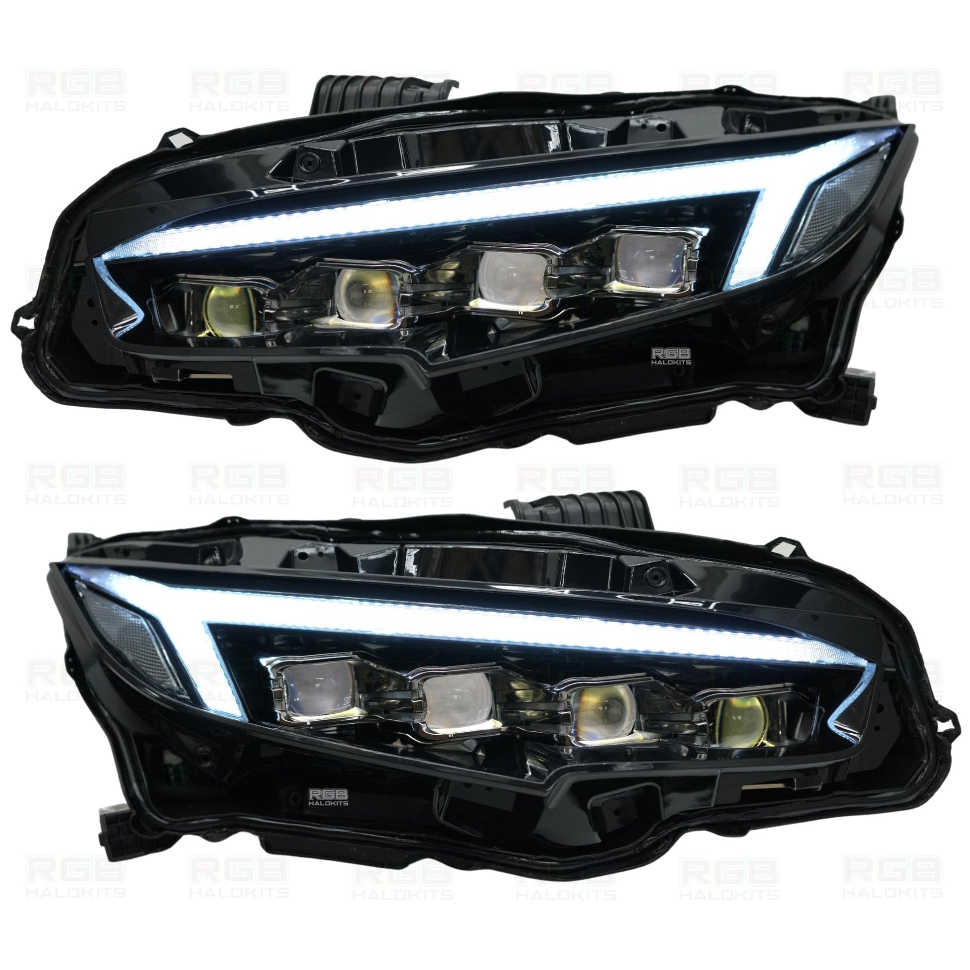 Honda Civic: Multicolor Flow Series LED Headlights (2016-2021) - image 5