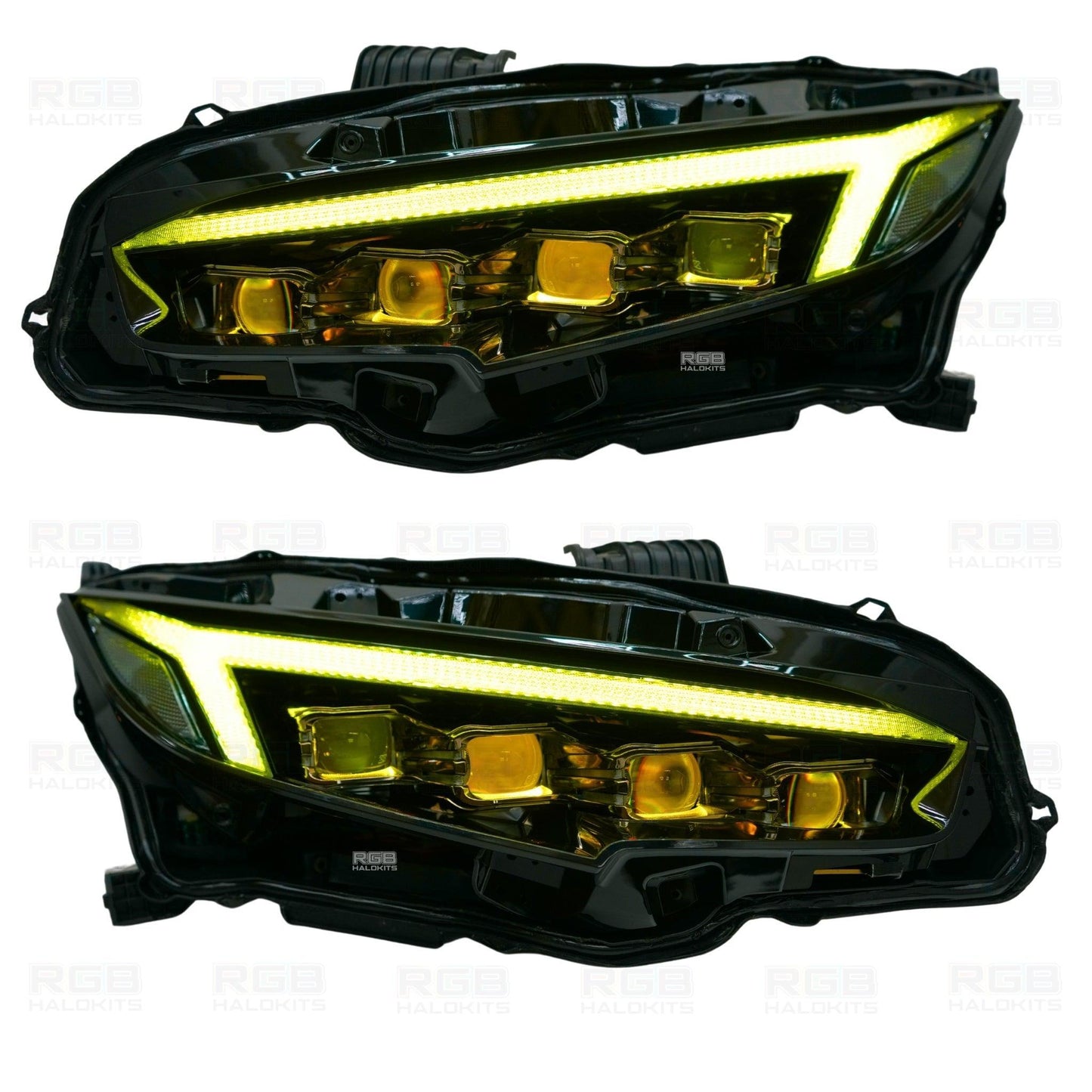 Honda Civic: Multicolor Flow Series LED Headlights (2016-2021) - image 7