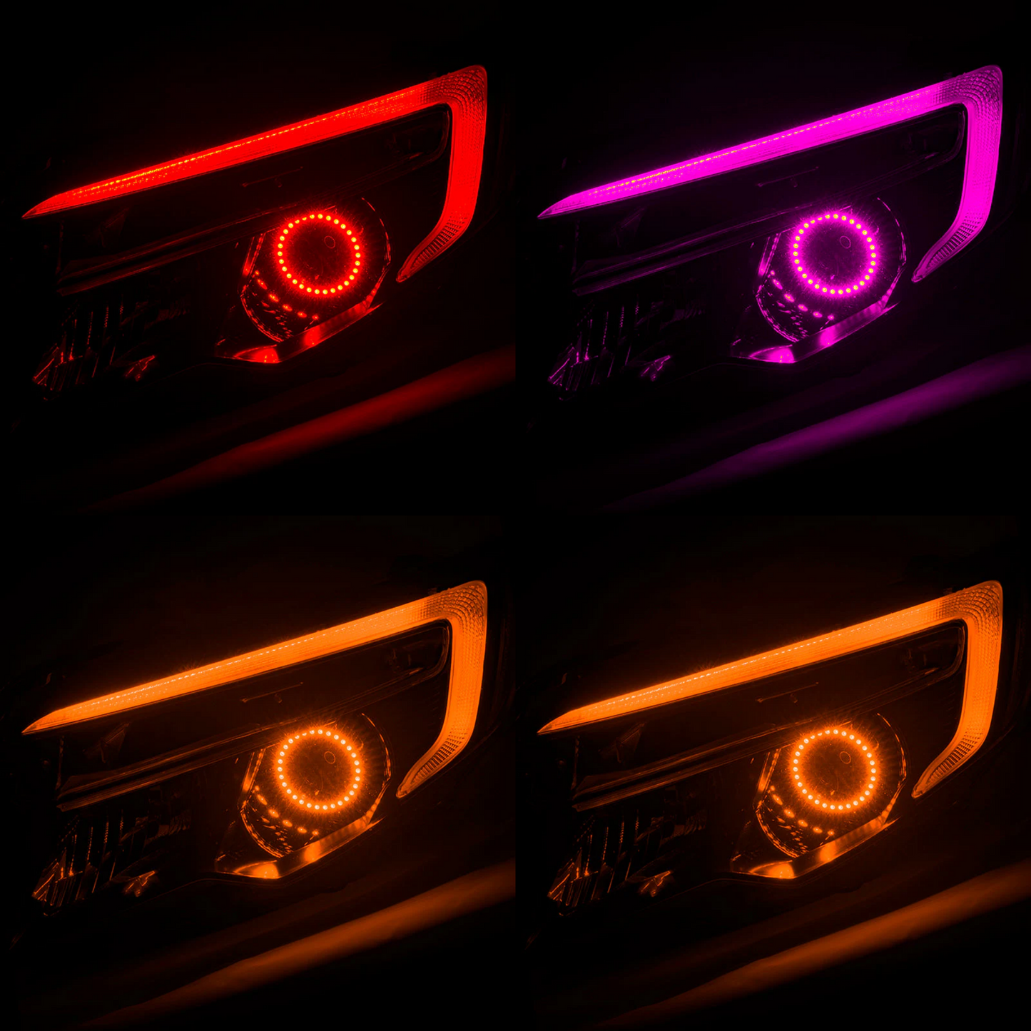 Honda Pilot Flow Series/Color Chasing DRL Boards w/ Halos (2016-2018) - image 7