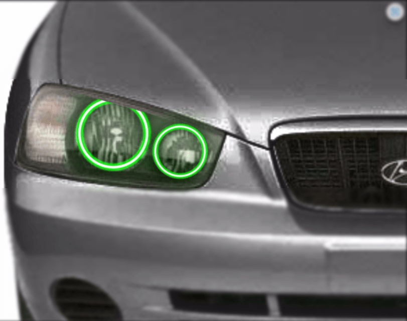 Hyundai Elantra Multicolor Halo Kit (2001-2003) - image 2