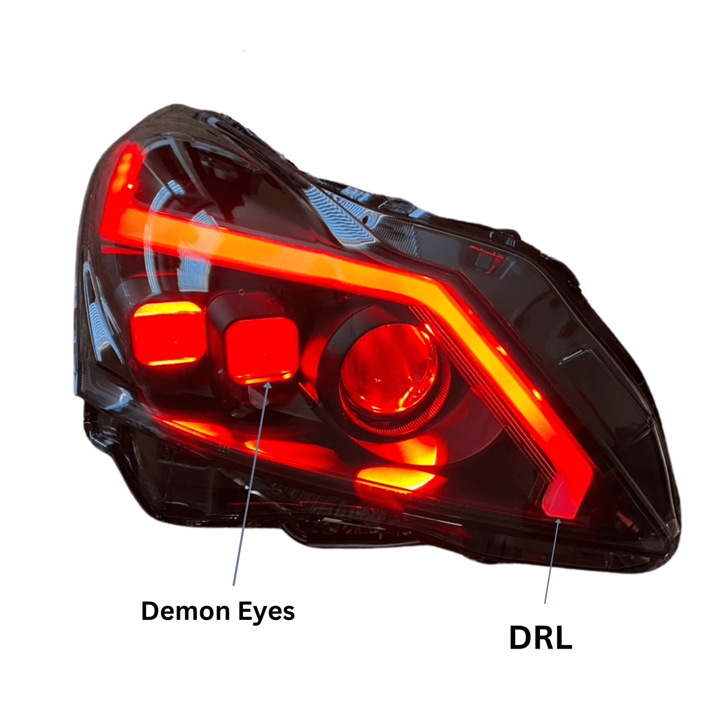 Infiniti G37: Multicolor Flow Series Headlights (2010-2013) - image 5
