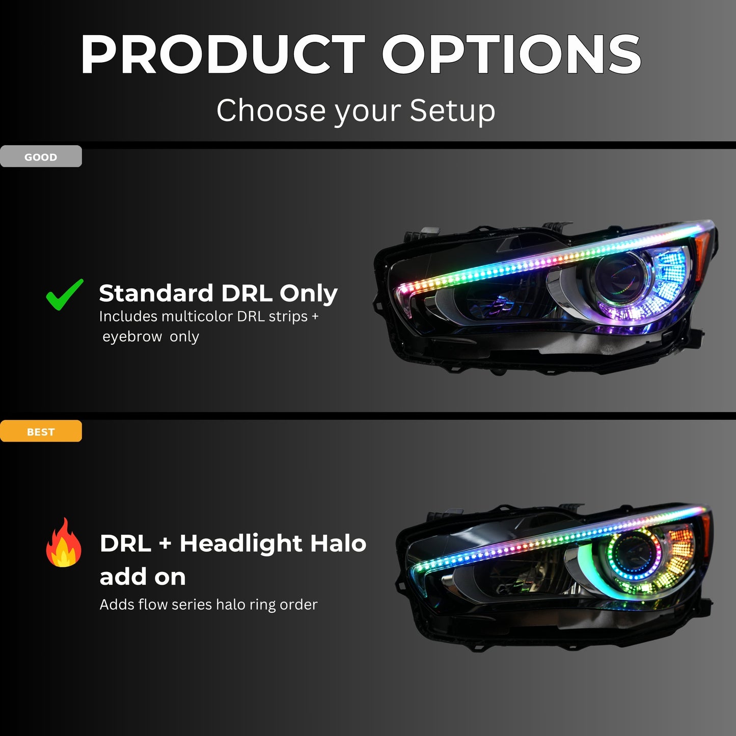 Infiniti Q50 Multicolor Flow DRL Boards (2014-2024) - image 10