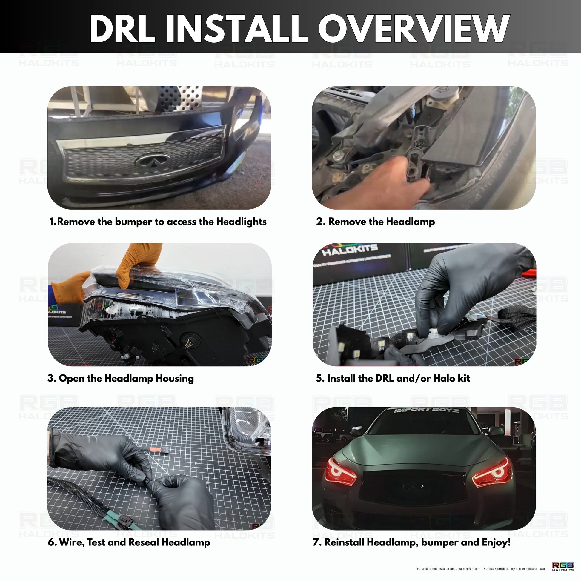 Infiniti Q50 Multicolor Flow DRL Boards (2014-2024) - image 22