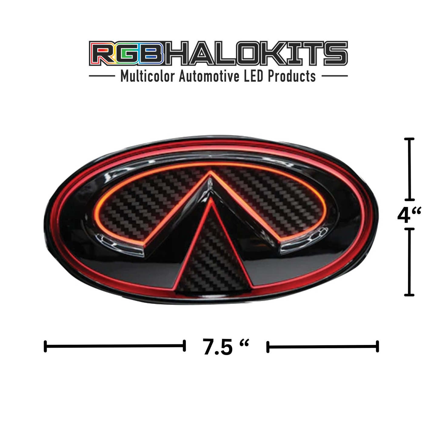 Infiniti Q50 Multicolor Flow LED emblem (2014-2024) - image 4
