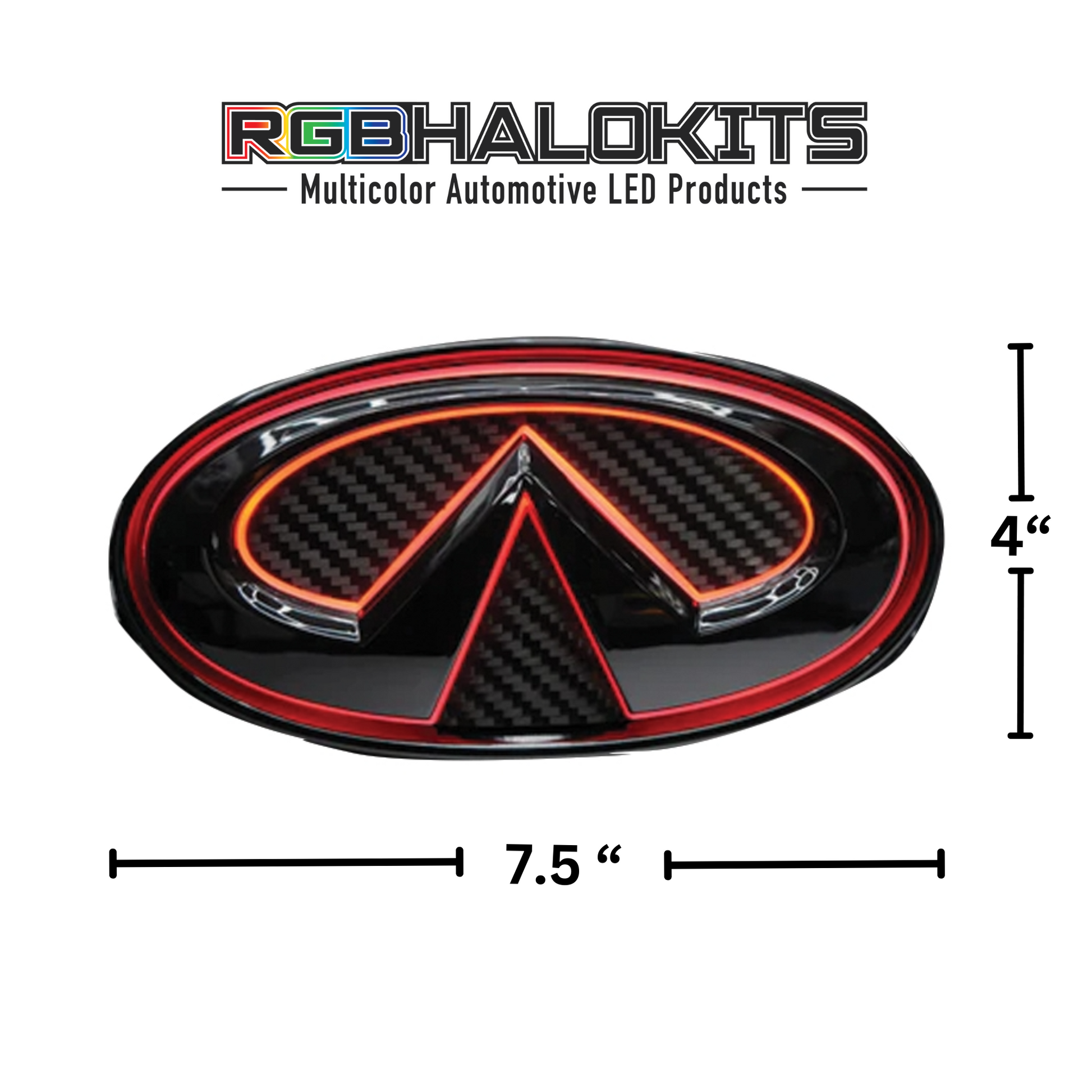 Infiniti Q50 Multicolor Flow LED emblem (2014-2024) - image 4
