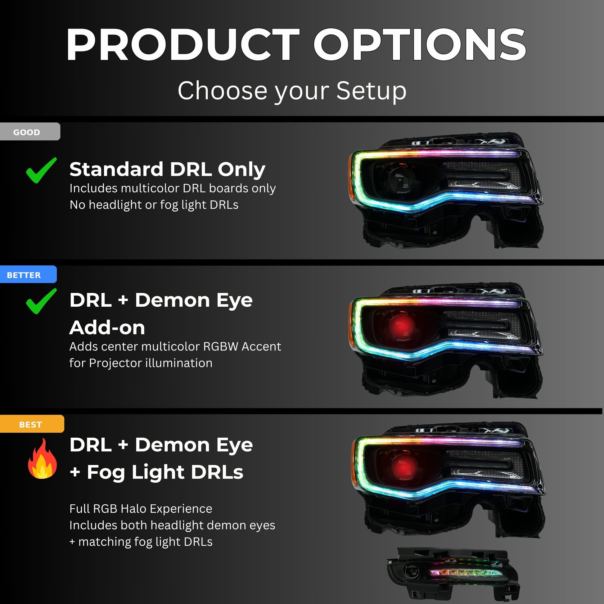 Jeep Grand Cherokee Multicolor DRL Boards (2014-2021) - image 13
