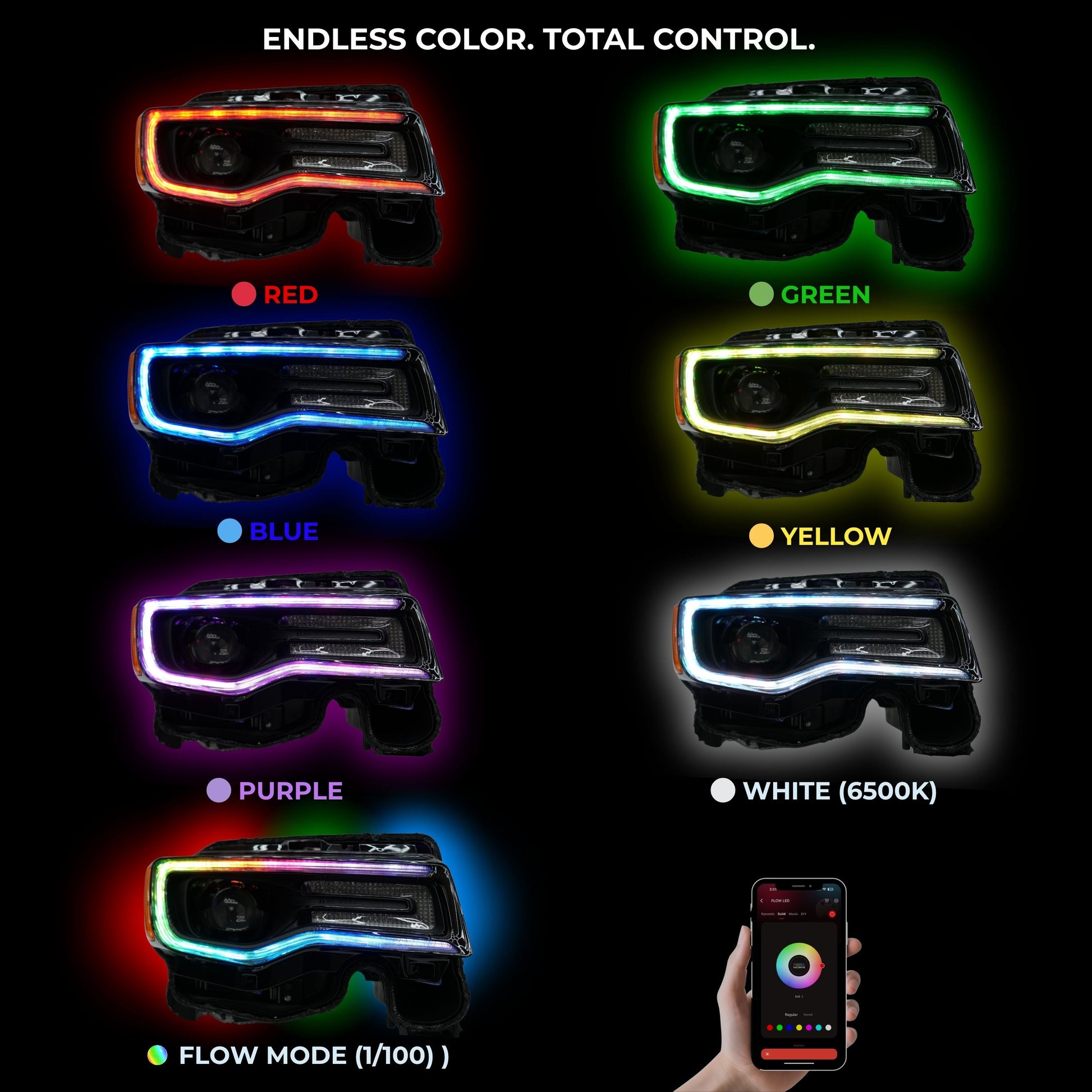 Jeep Grand Cherokee Multicolor DRL Boards (2014-2021) - image 15