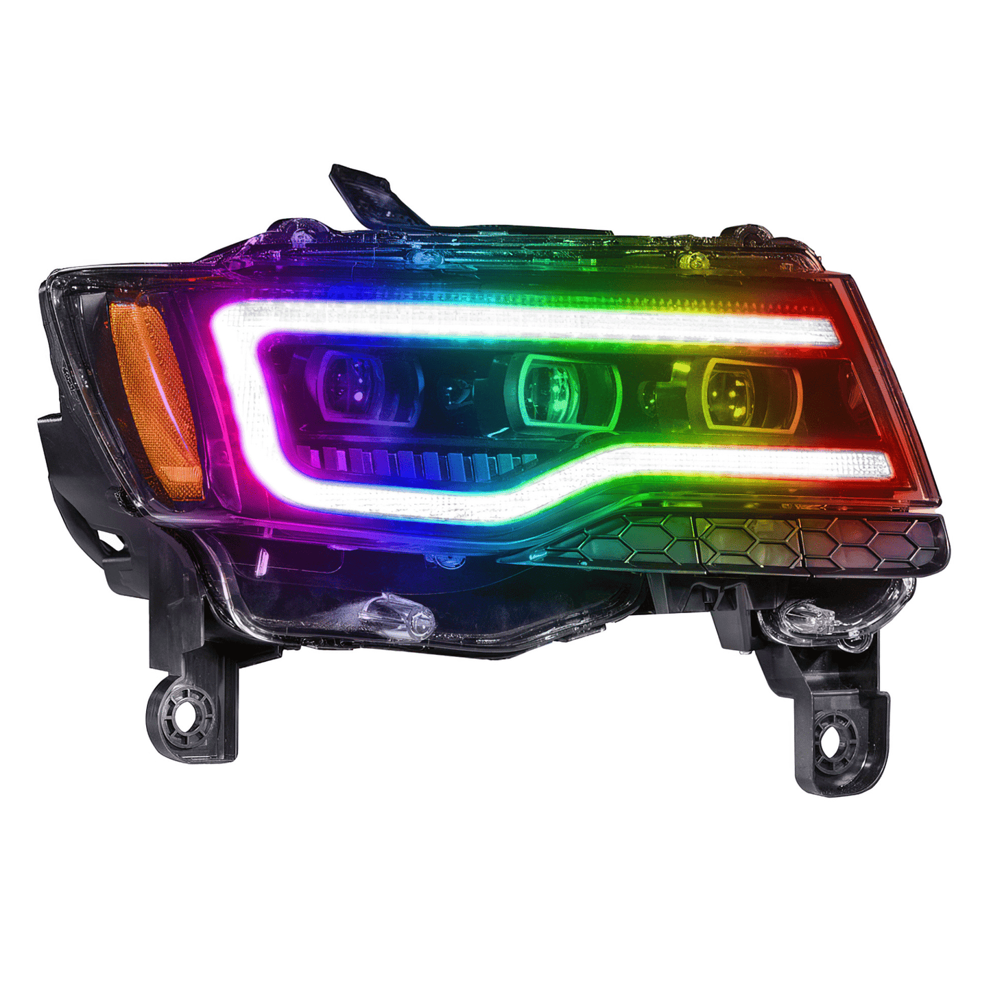 Jeep Grand Cherokee / Trackhawk: Multicolor Flow Series Headlights (2014-2022) - image 10