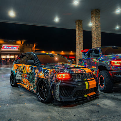 Jeep Grand Cherokee / Trackhawk: Multicolor Flow Series Headlights (2014-2022) - image 2