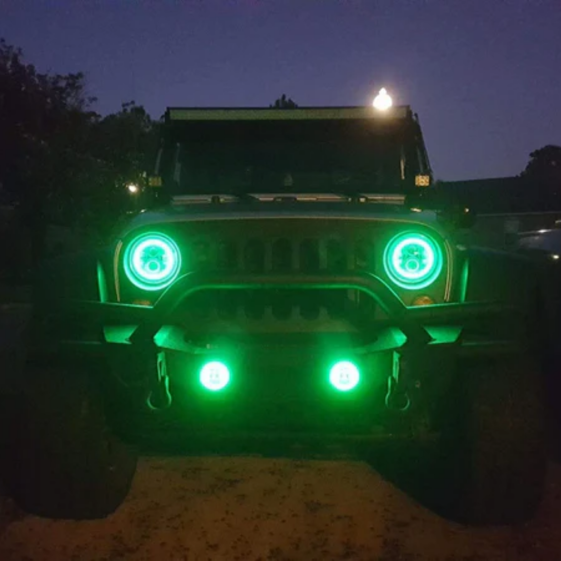 Jeep Wrangler JK Multicolor Halo Kit (2007-2016) - image 2