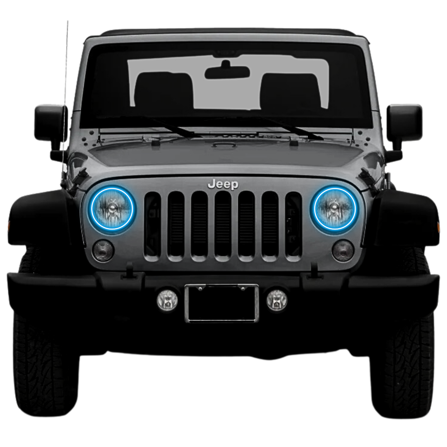 Jeep Wrangler JK Multicolor Halo Kit- Surface Mount Waterproof (2007-2017) - image 2