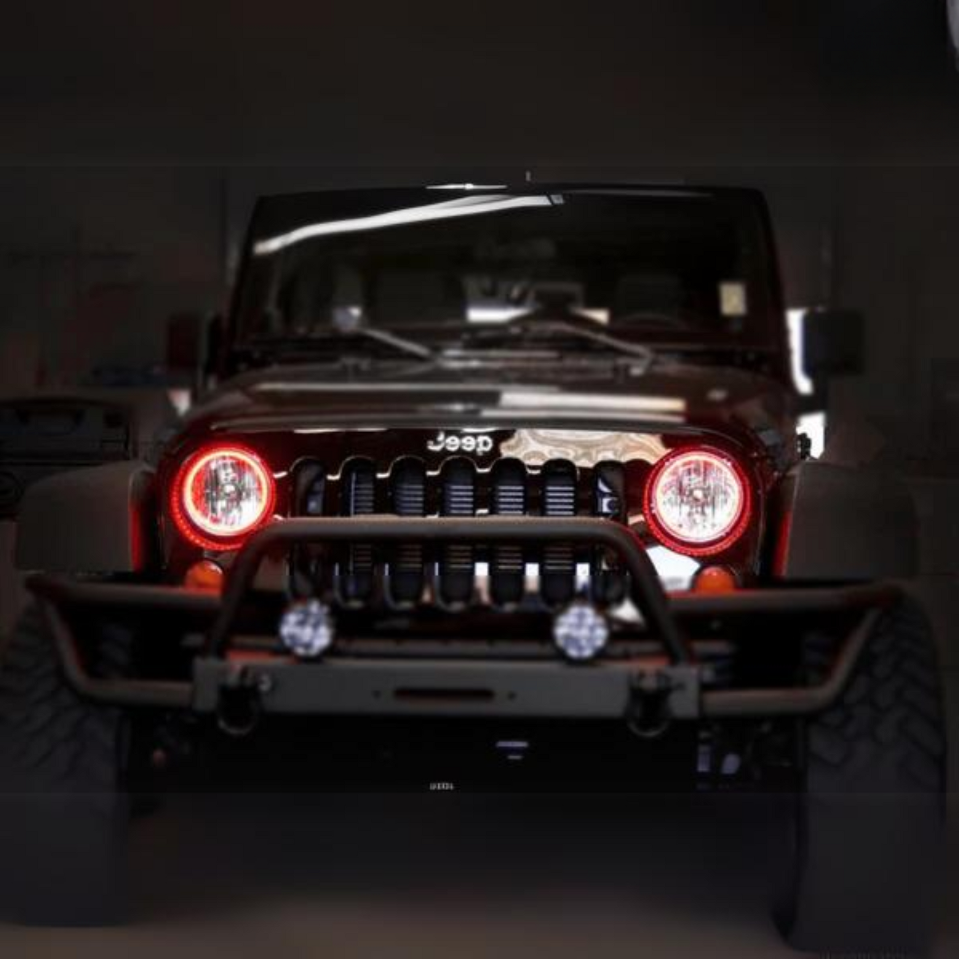 Jeep Wrangler JK Multicolor Halo Kit- Surface Mount Waterproof (2007-2017) - image 3