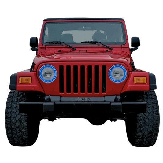 Jeep Wrangler Multicolor Halo Kit- Surface Mount Waterproof (1997-2006)