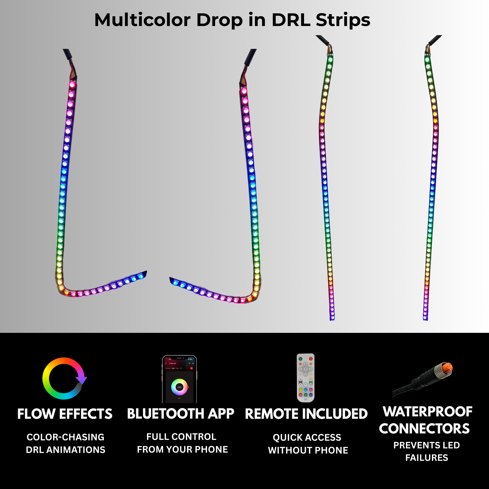 Kia K5 Multicolor Flow DRL Boards (2021-2024) - image 2
