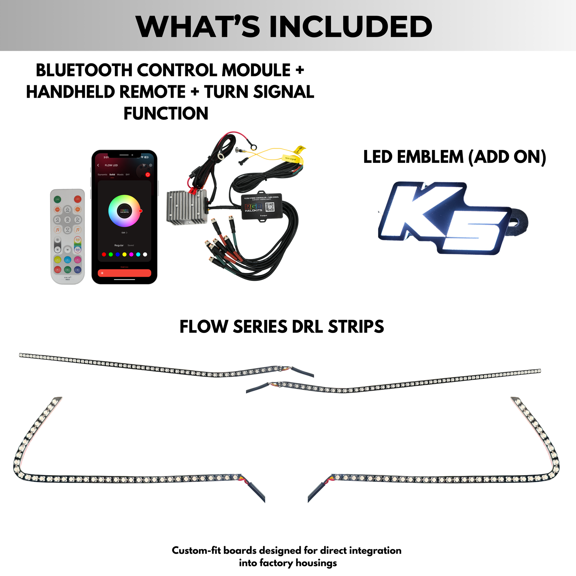 Kia K5 Multicolor Flow DRL Boards (2021-2024) - image 5