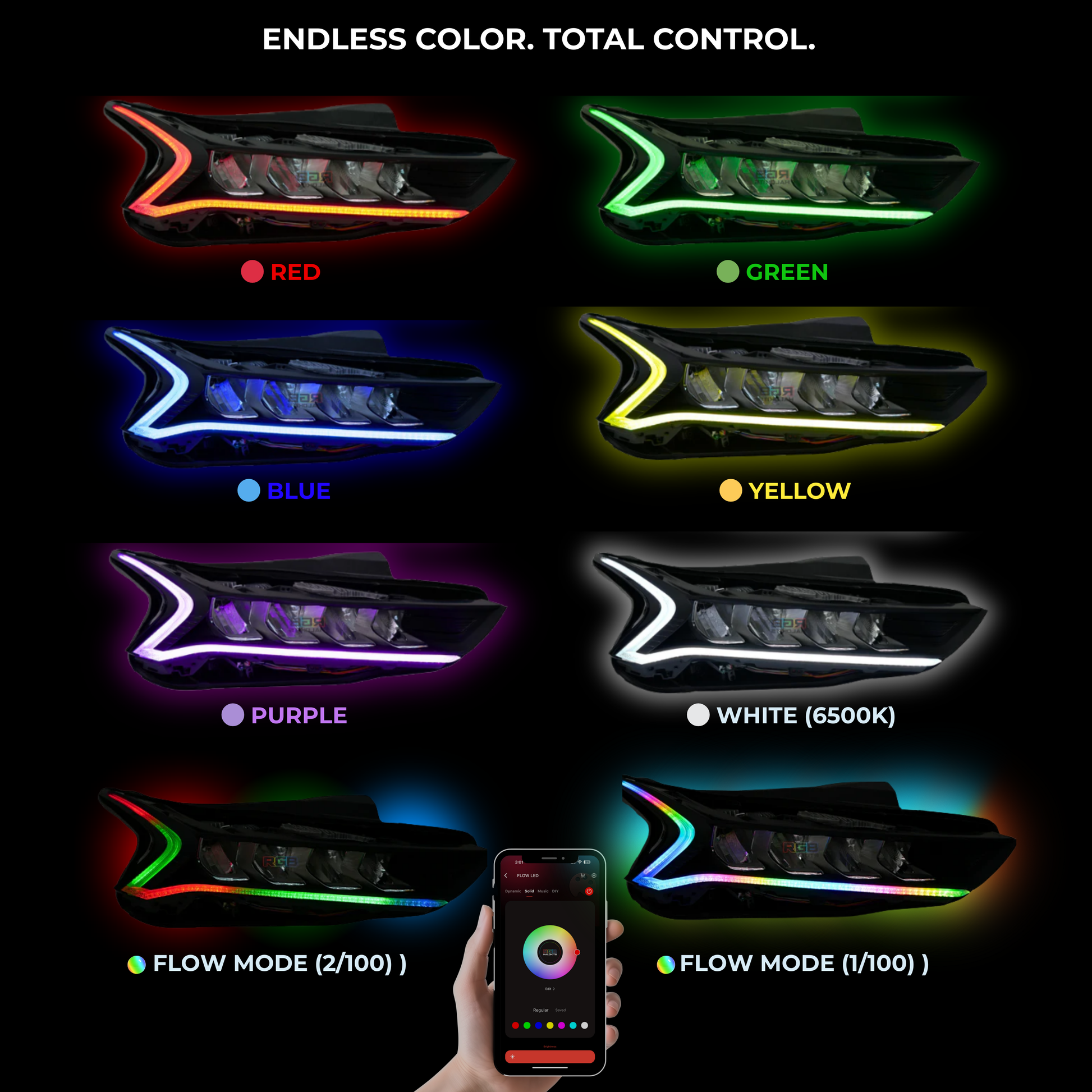 Kia K5 Multicolor Flow DRL Boards (2021-2024) - image 4