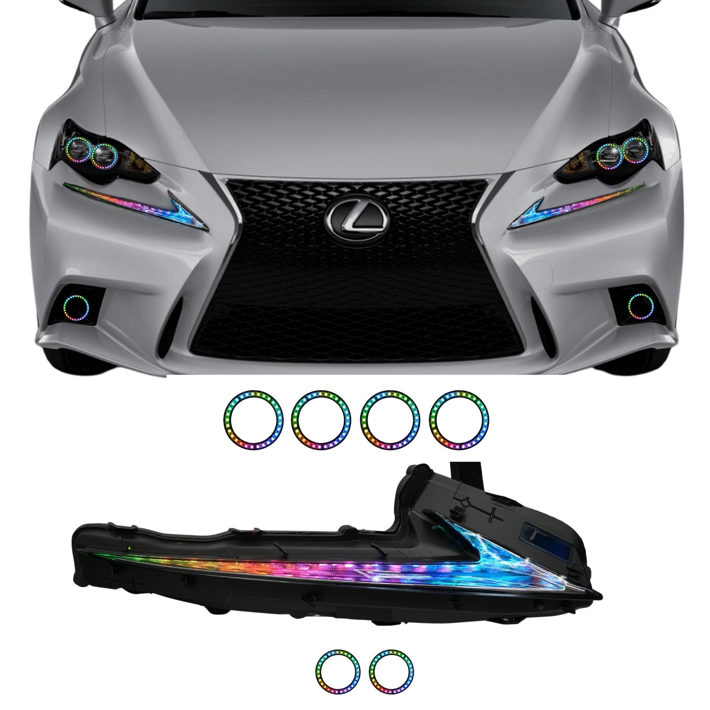 Lexus IS Multicolor Flow Series DRL Boards (2014-2020) - image 11