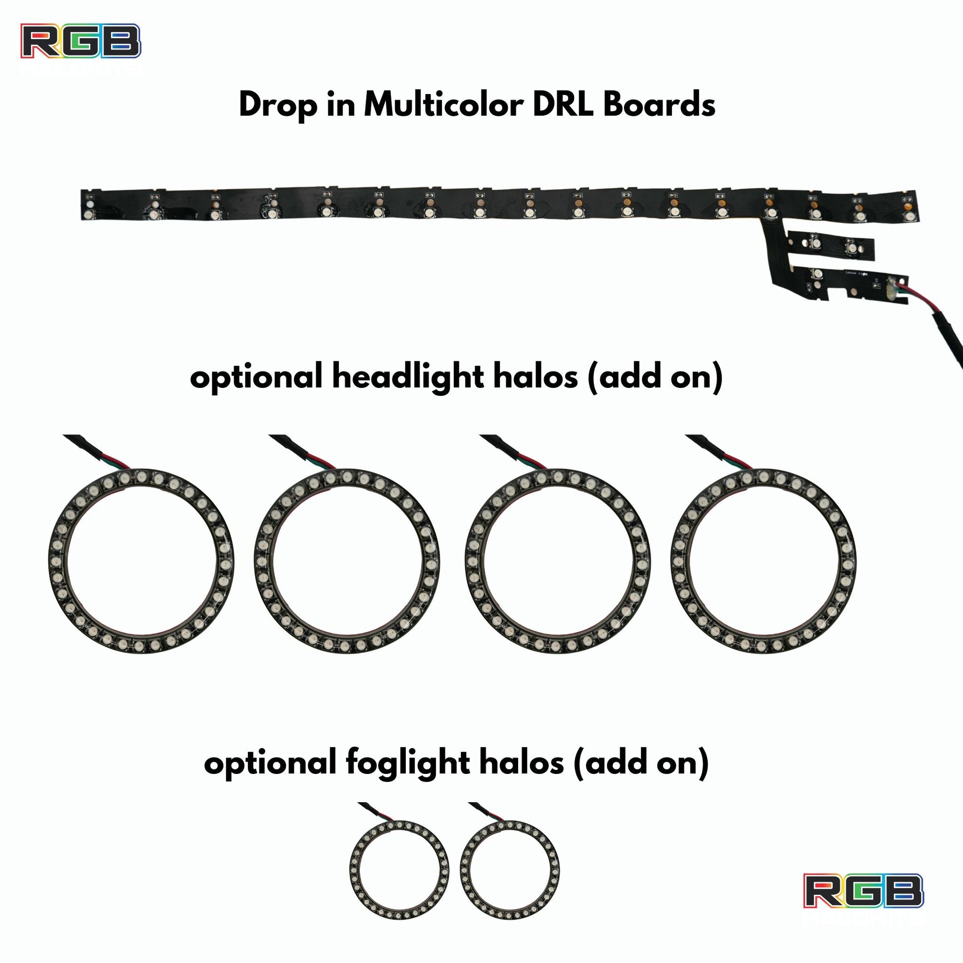 Lexus IS Multicolor Flow Series DRL Boards (2014-2020) - image 2