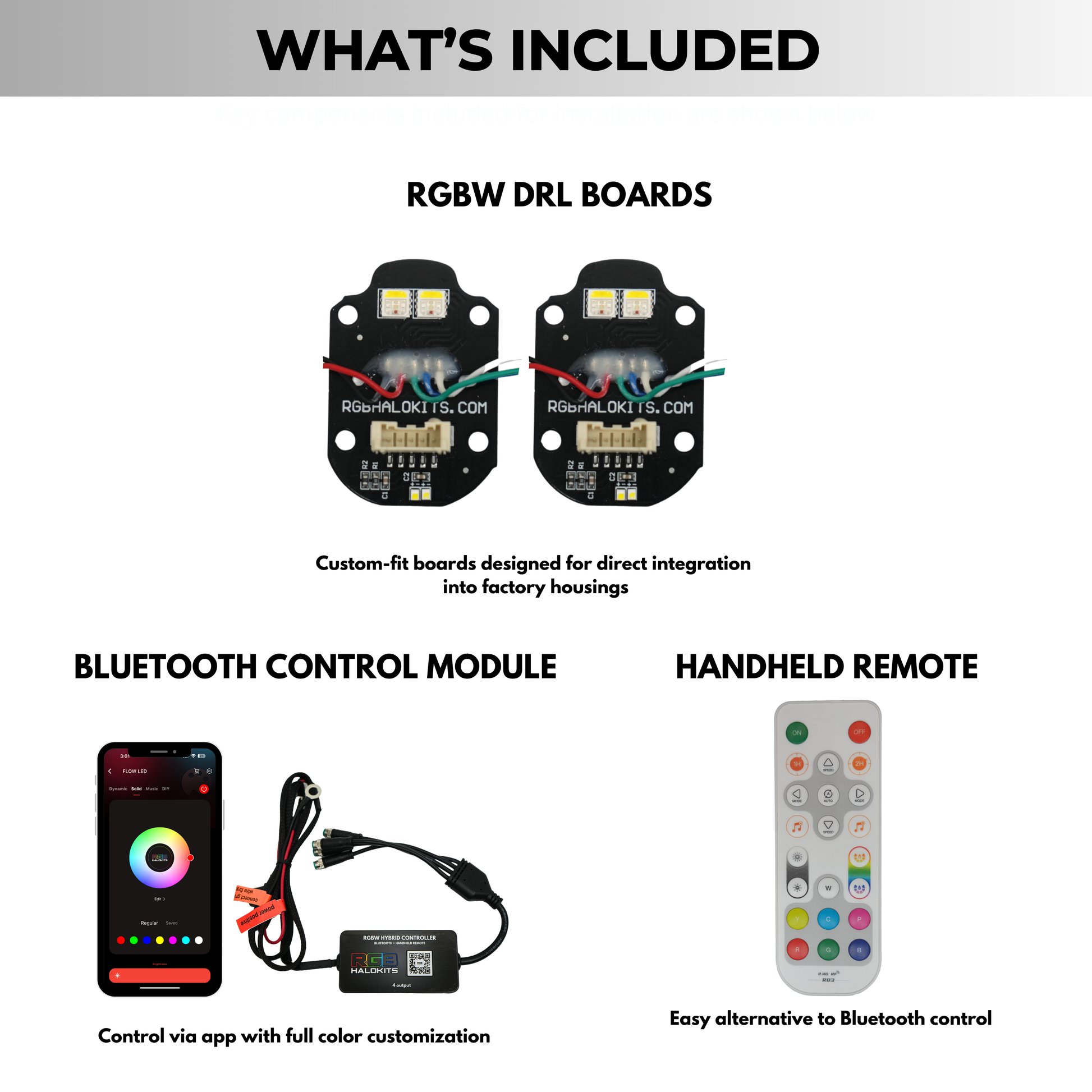 Mercedes Benz C-Class RGBW Multicolor DRL Boards (2015-2023) - image 4