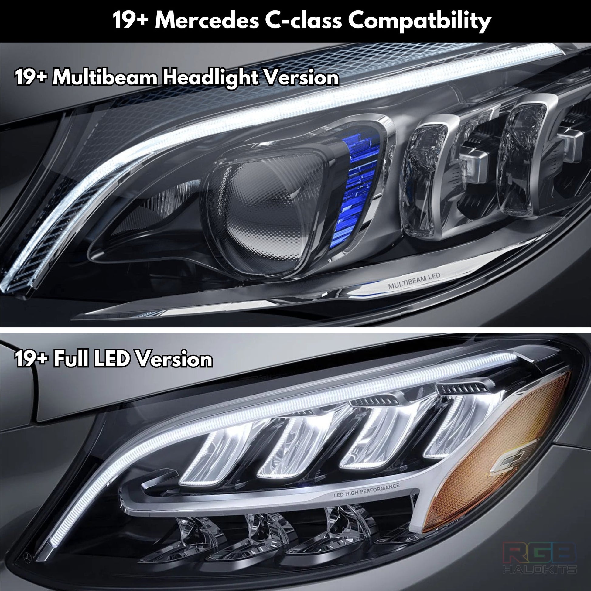 Mercedes Benz C-Class RGBW Multicolor DRL Boards (2015-2023) - image 7