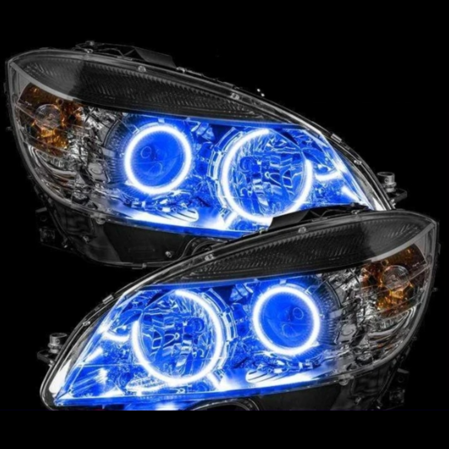 Mercedes C-Class C250 C300 C350 Multicolor Halo Kit (2008-2011) - image 3