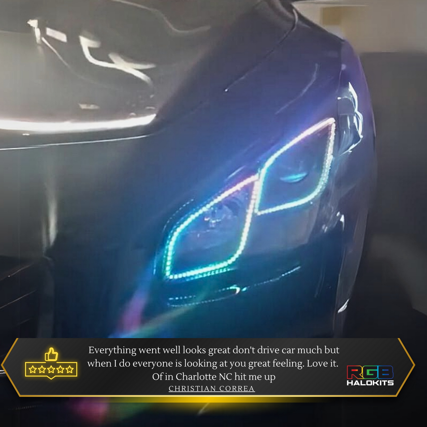 Nissan Maxima outline Multicolor Flow Series Halo Kit (2009-2014) - image 2