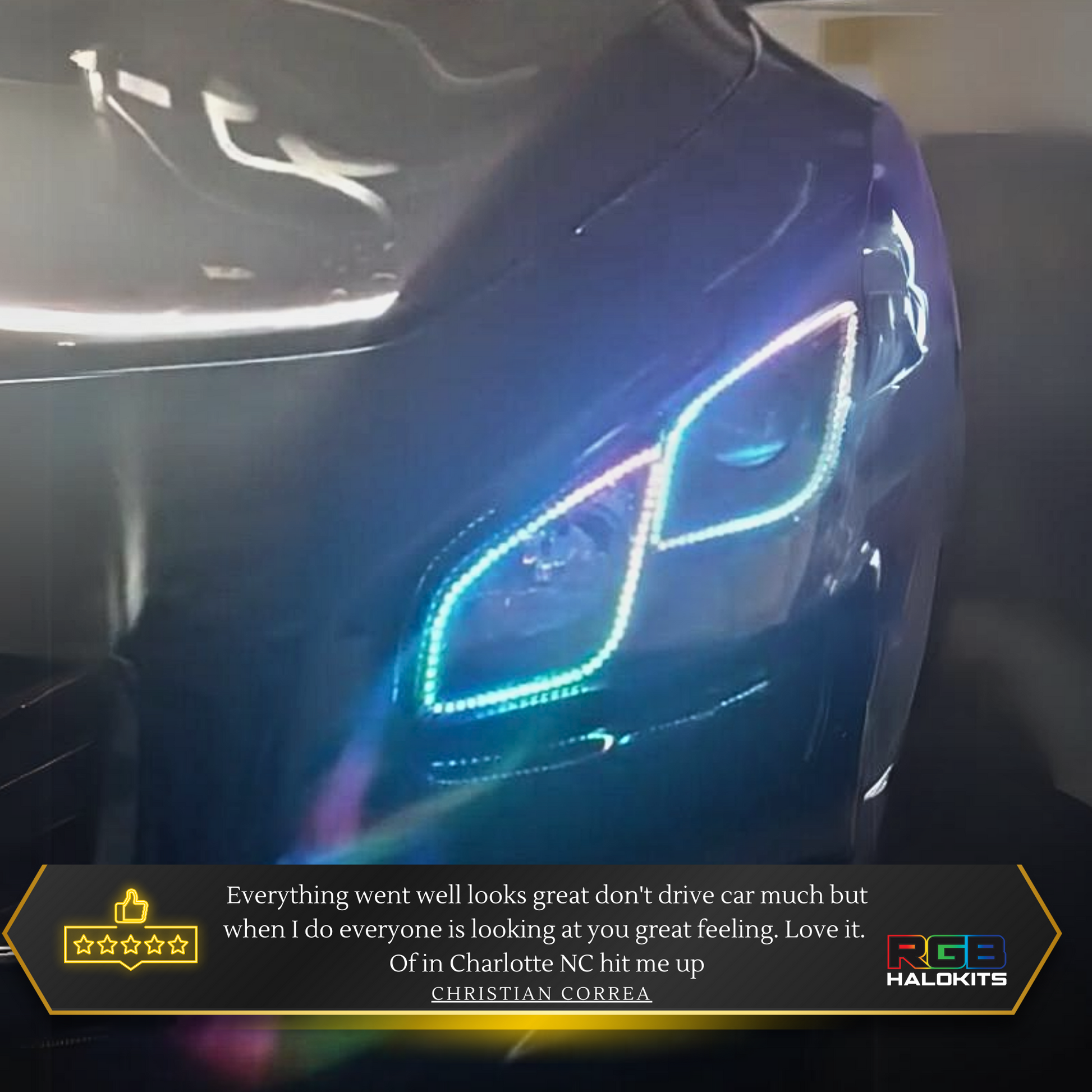 Nissan Maxima outline Multicolor Flow Series Halo Kit (2009-2014) - image 2