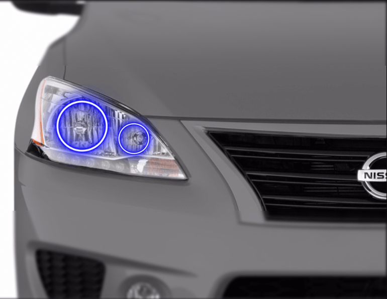 Nissan Sentra Headlight Multicolor Halo kit (2013-2015) - image 2