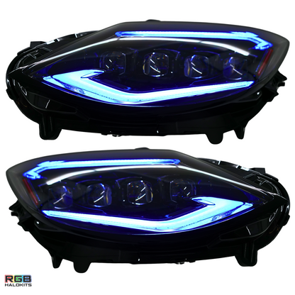 Nissan Z: Multicolor Flow Series Alphablack Nova-series Headlights (2023-2026) - image 2