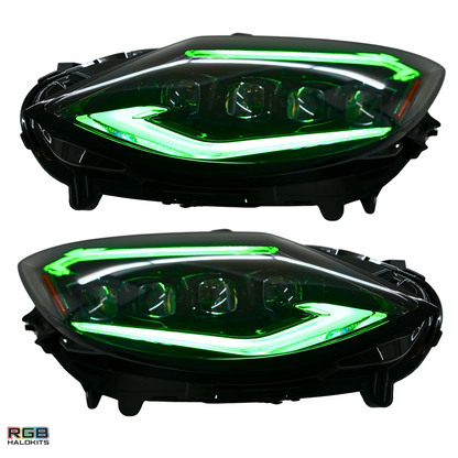 Nissan Z: Multicolor Flow Series Alphablack Nova-series Headlights (2023-2026) - image 3