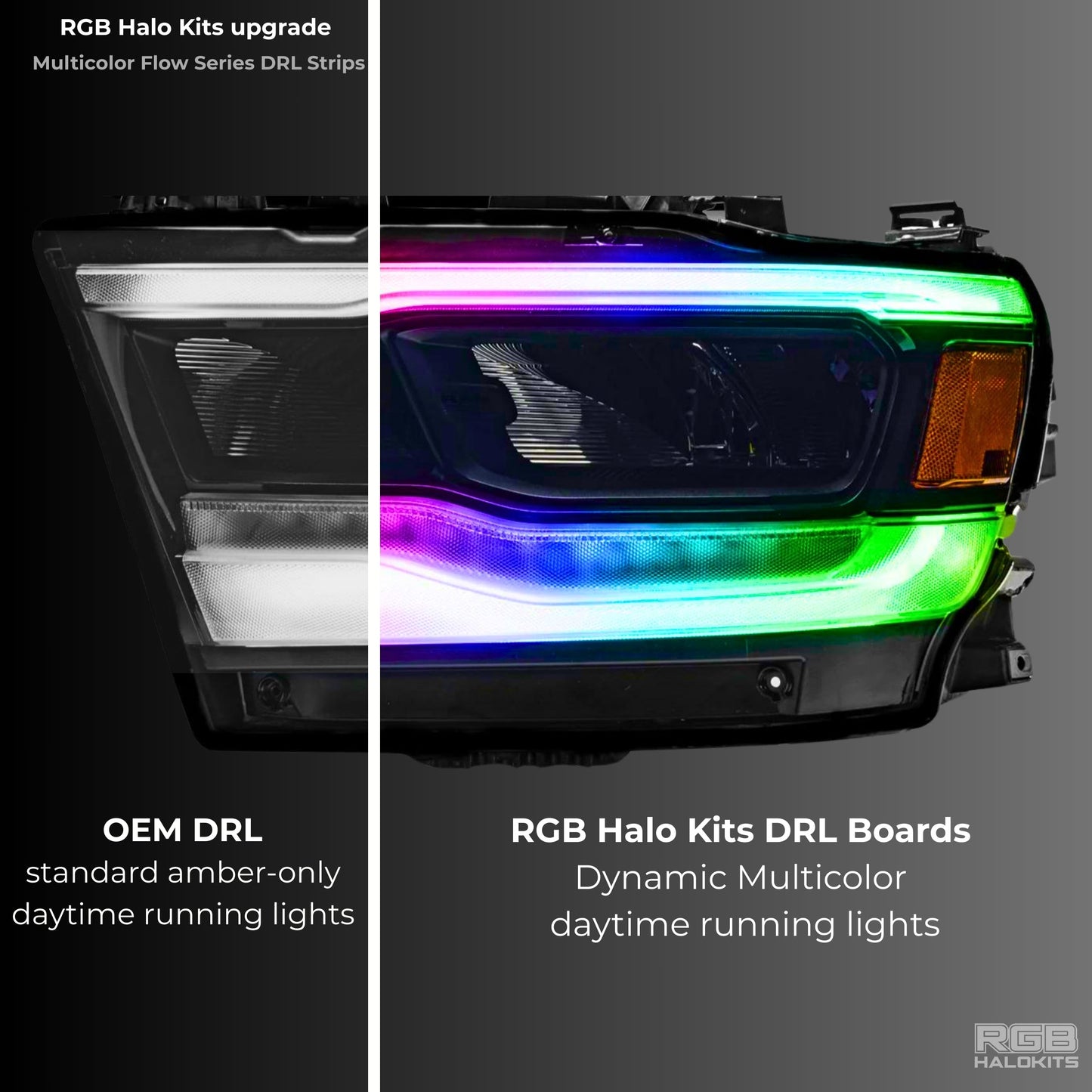 Ram 1500 (Mid-Level Trim) Multicolor DRL Boards (2019-2024) - image 3