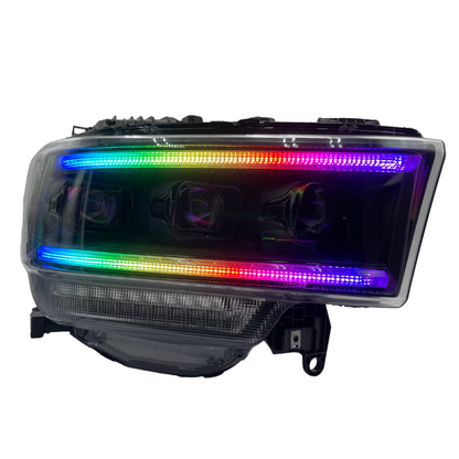 Ram HD: Multicolor Flow Series Headlights (2019-2024) - image 2