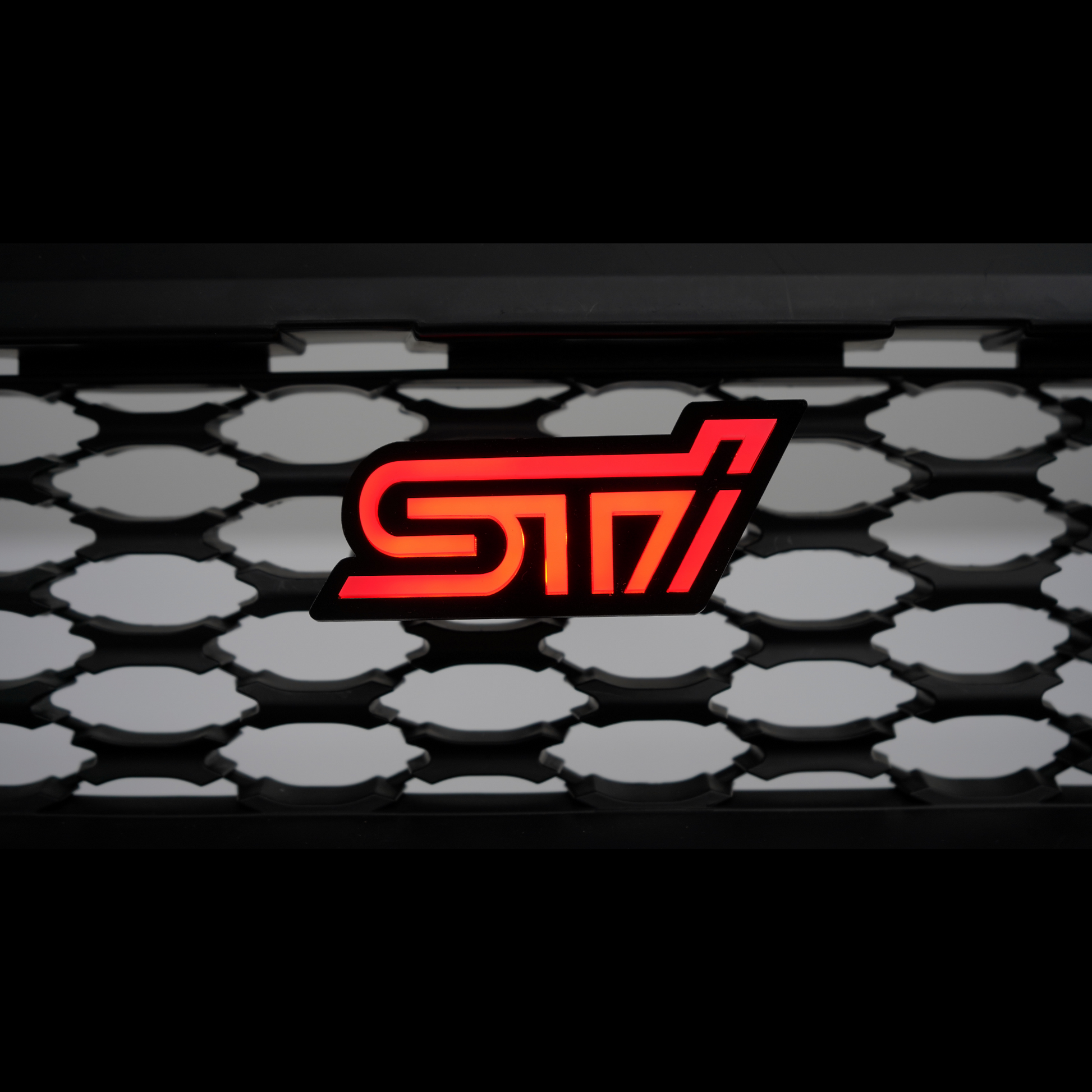 STI LED Badge: Multicolor Flow (2010-2023) - Lit Logos