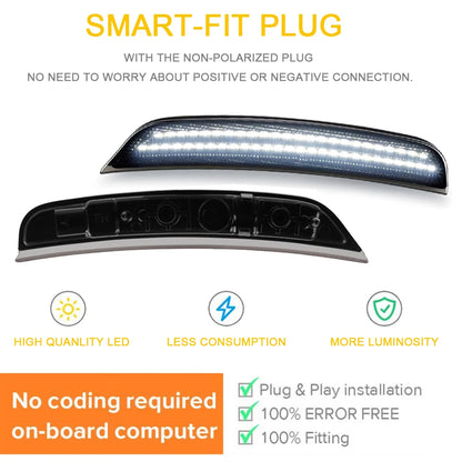 Dodge Durango white LED front side marker plug-and-play fitment graphic