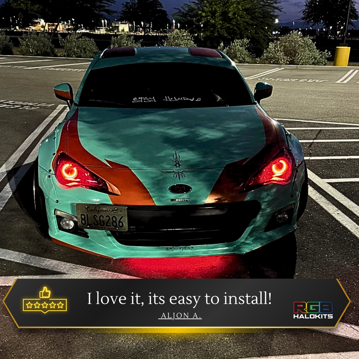 Subaru BRZ Headlight Multicolor Halo Kit (2013-2017) - image 2