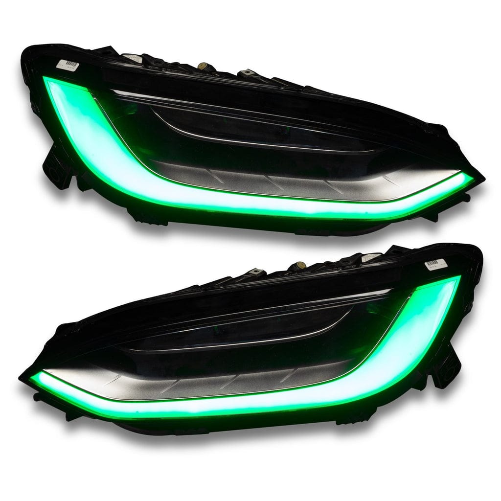 Tesla Model X DRL Boards (Multicolor Flow) 2016-2021 - image 3