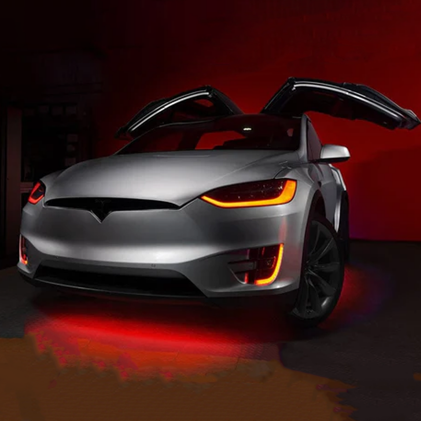 Tesla Model X DRL Boards (Multicolor Flow) 2016-2021 - image 4