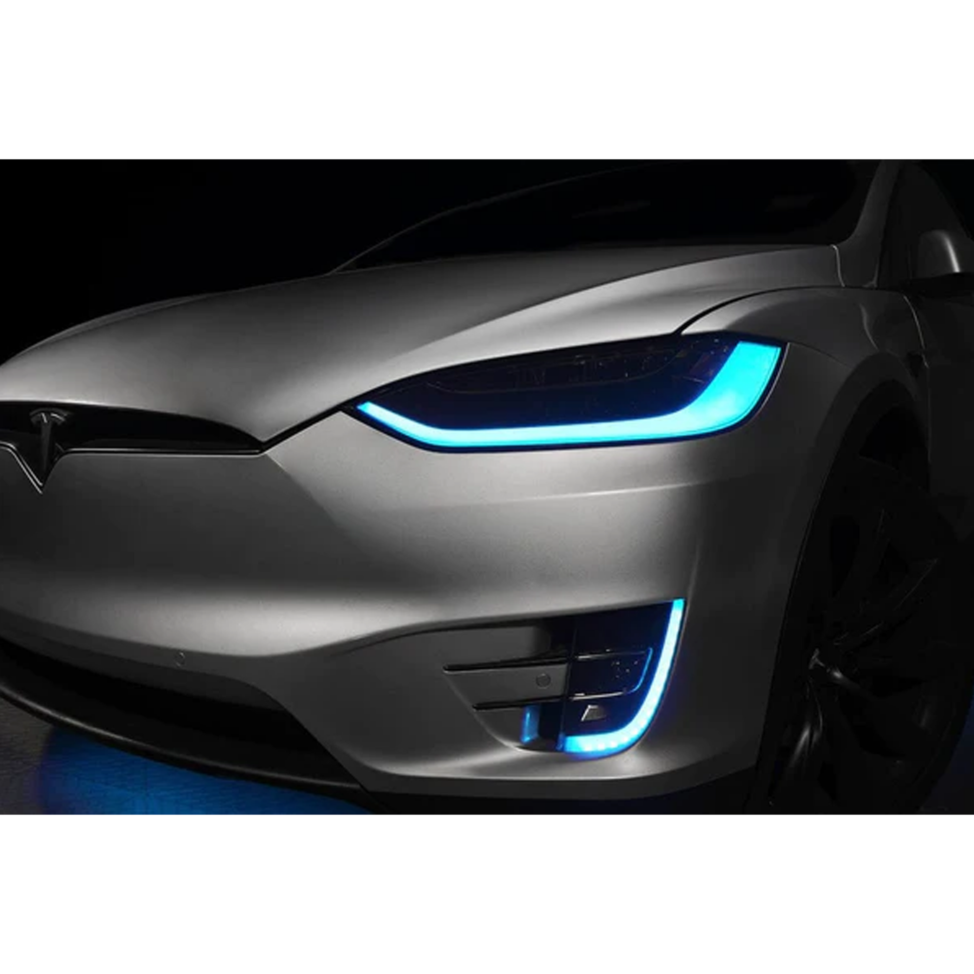 Tesla Model X DRL Boards (Multicolor Flow) 2016-2021 - image 7