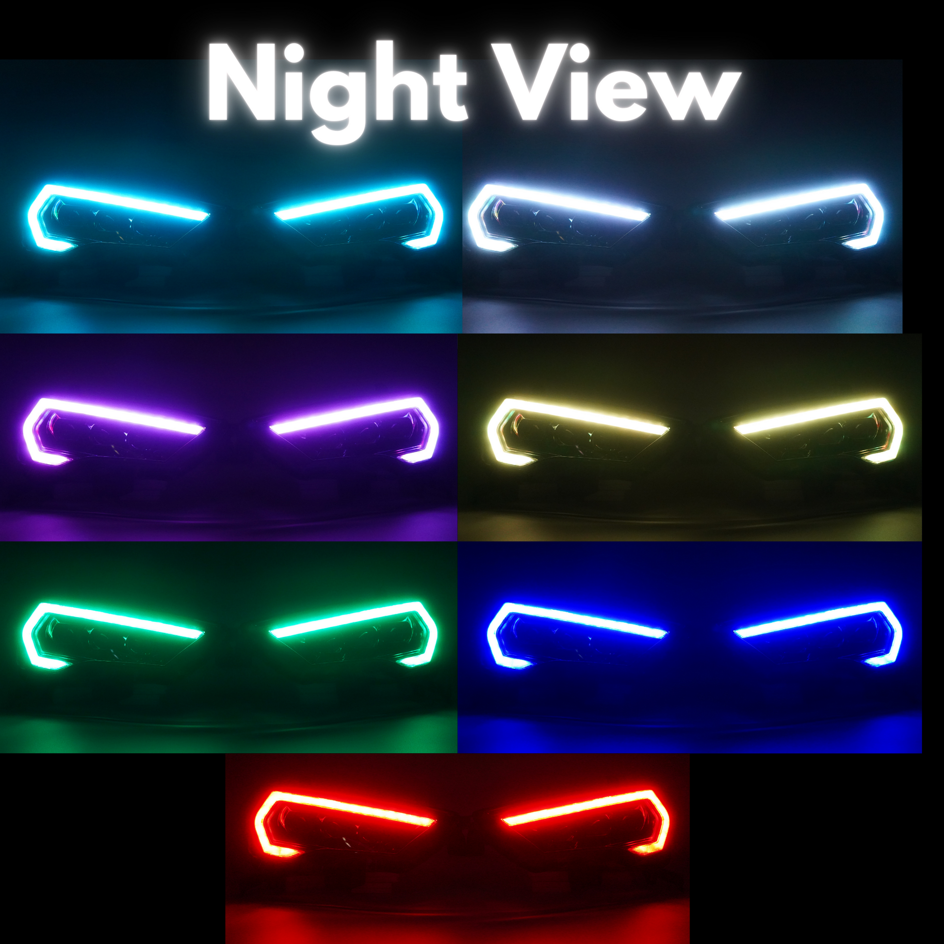 Toyota 4Runner: Multicolor Flow Series Headlights (2014-2024) - image 10